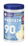 Champ Shape Protein 90 Eiweißshake, 24 g Protein pro Portion, Vanille-Cream, 390 g