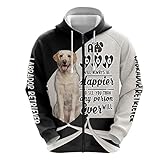 GXEBOPS Hoodies Jacken T-Shirt Hosen Shorts Strickjacke Thin 3D labraddr detriever Druck Pullover Herren & Damen Casual Polyester Sweatshirt Kleidung/A/XXL
