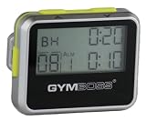 Gymboss Intervallzeitgeber Und Stoppuhr Silber/GELB METALLIC-Hochg