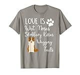 Border Collie T-Shirt Hundeliebhaber Geschenk Braun Rot Border C