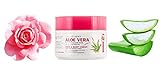 Aloe Vera und Moscheta Oil Creme | Kanarische Inseln Aloe Vera | Tief hydriert Haut | 300