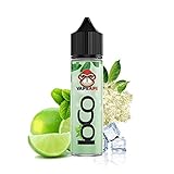 VapeApe® E Zigaretten Liquid ohne Nikotin, E-Shisha Liquid 50ml, Verhältnis 60% VG/40% PG (Loco)