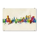 artboxONE Acrylglasbild 90x60 cm Städte Duisburg Germany Skyline Urban - Bild Duisburg Cityscape C