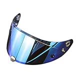 Blesiya Motorrad Helm Visier Objektiv UV Schutz Volle Gesicht für HJ-26 RPHA11 RPHA70 Länge von Dieser Helm objektiv ist 25cm und breite ist 15cm, höhe ist - Revo b