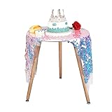 Schillernden Pailletten Party Tischdecke Glitter Stoff Party Kulissen Für Hochzeit Weihnachten Baby Dusche Meerjungfrau Einhorn DIY Decor-45 * 130