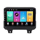 ADMLZQQ Android 10.0 Double Din Autoradio In-Dash GPS Navigation Für Jeep Wrangler 2018-2019, 9 Zoll Touchscreen Mit Bluetooth Carplay FM AM RDS Lenkradsteuerung Rückfahrkamera,M100s 4core 1+16g