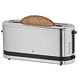 WMF Küchenminis Toaster Langschlitz mit Brötchenaufsatz, 2 Scheiben, XXL, Bagel-Funktion, 7 Bräunungsstufen, 900W, T