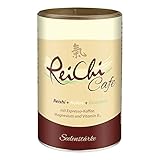 ReiChi Cafe I 400 g, 80 Tassen I exotischer Kaffee-Genuss I Reishi-Pilz, Ginseng & Kokos I Koffein aus Guarana und Kaffee I Magnesium + B12 I gute Nerven, weniger Müdigkeit I vegan, ohne Z