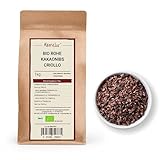 Kamelur 1kg BIO Kakao Nibs aus ungerösteten Criollo Kakaobohnen - Rohkakao als cacao nibs - Criollo Kakaonibs roh BIO und ohne Z