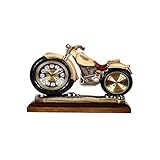 jinyi2016SHOP Pendeluhr Uhr Wohnzimmer Display Schreibtischuhr Motorrad Home Sitzung Uhr Schreibtischuhr Desktop Pendeluhr European Handwerk Uhr Ornamente Design Pendel-W