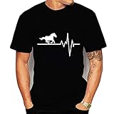 T-Shirt Herren Bedrucken Kurzarm Shirt Herren Lässig Mode All-Match Tops Herren Sommer Regular Fit Rundhals T-Shirt Herren Komfortabel Atmungsaktiv Sportshirt H