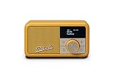 Roberts Revival Petite Kompaktes DAB+/FM tragbares Radio mit Bluetooth, Sunburst Yellow
