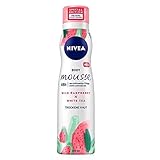 Nivea Body Mousse Wild Rasperry x White Tea, für trockene Haut, 5er Pack (5 x 200ml)