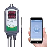 Inkbird Heizen Kühlen Thermostat, ITC-308-WIFI Steckdose Temperaturregler Fernsteuerung per App