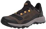KEEN Men's Tempo Flex Low Height Lightweight Waterproof Hiking Shoe, Dark Olive/Black, 8.5