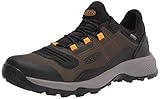 KEEN Men's Tempo Flex Low Height Lightweight Waterproof Hiking Shoe, Dark Olive/Black, 8.5