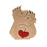 Tierische Intarsien Holz Ornamente Skulptur Ornamente Set Home Office Desktop Menschen Kreative Geschenke Kinder Haus Dekoration Handwerk Projek