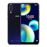 WIKO VIEW4 LITE Smartphone, 4000 mAh Akku, 6.52 Zoll (16,5 cm), Dreifach-Kamera, 32 GB + 2 GB, Dual-SIM, Android 10, Deep B