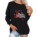 Damen T-Shirt Rundhals Kurzarm Ladies Sommer Casual Oberteil Locker Bluse Tops - Weiches Material - Sehr Angenehm Zu Tragen Tshirt Vokuhila Locker Sommer schwarz weiß Hinterer Schnitt läng