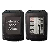 TronicXL Akku Wandhalterung für Makita 18V LXT Akkus - Made in Germany (2-fach)