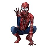 GUOHANG Spiderman Kostüm Kinder Erwachsene 3D Anime Spiderman Anzug Strumpfhose Bühnenleistung Homecoming Kostüm Halloween Carnival Cosplay Degen Guise Party Anzug,Style 6,110~120CM