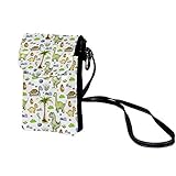 TIZORAX Astronauten-Dinosaurier mit Raketen, kleine Umhängetasche, Handy, Geldbörse für Frauen und Mädchen Muster 3 19x12x2cm/7.5x4.7x0.8