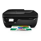 HP Officejet 3831 Multifunktionsdrucker (Instant Ink, Drucker, Kopierer, Scanner, Fax, WLAN, Airprint) mit 2 Probemonaten HP Instant Ink inklusive, Schwarz, 5,5 cm Mono-T
