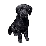 XINQ 36cm Realistische Labrador Hund Plüschtiere Simulation Schöne Kinder Geschenke Lebenszeugnisse Gefüllte Tiere Puppen Nette lustige Spielzeug for Kind (Color : A, Size : China)