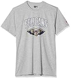 New Era Herren New Orleans Pelicans T-Shirt, Grau, L