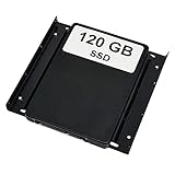 120GB SSD Festplatte mit Einbaurahmen Set (2,5' auf 3,5') Kompatibel für ASUS M5A78L-M Plus/USB3 Mainboard, inkl. Schrauben und SATA Kab