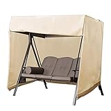 XIYAN Garten Terrasse, Outdoor Hängematte Schutzhülle wasserdichte Swing SunShield Covers Tragbare Garten Swing Cover Gartenmöbel,A,223 * 152 * 183