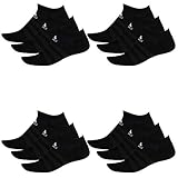 adidas 12 Paar Performance No Show Sneaker Socken Unisex Kurzsocke, Farbe:Black, Socken & Strümpfe:46-48