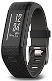 Garmin vívosmart HR+ Fitness-Tracker - GPS-fähig, Herzfrequenzmessung am Handgelenk, Smart Notifications Black, M - L, 010-01955-30