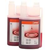 STIHL 2-Takt-Motorenöl HP 2 x 1 Liter Dosierflasche 0781 319 8411