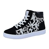 Herren Mode Casual Gymnastikschuhe Canvas Flache Sneakers Schnürschuhe Walkingschuhe Outdoor Leichtes Freizeit Bequeme Schlüpfen Laufschuhe Sport Sneakers Turnschuhe Fitness Gy