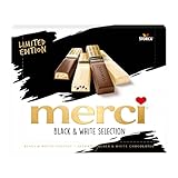 merci Black und White Selection Schokoladen Spezialitäten 240g