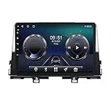 ADMLZQQ Für Kia PICANTO Morning 2016-2019 Android 10.0 Auto Stereo 9 Zoll HD-Bildschirm Unterstützung Bluetooth/GPS/Split-Screen-Modus/Lenkradsteuerung/Hintere Kamera/Mirror Link/4G/WIFI/FM/AM,6+128g