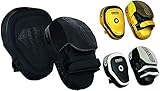 Curved Boxen MMA-Fokus Thai Martial Arts Training Pads Max Stärke Fokus Pad Tasche |Kunstleder geschwungenen Haken & Jab Pads Hand Mitts |Groß for Kickboxen, MMA, Kampfsport, Muay Thai, Karate-T