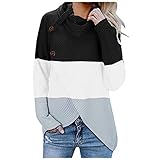 HHOP Damen Bluse Langarm lila Sweatshirt Damen Tshirt Damen blau Kurze Hose Damen elegant Strickpullover Tunika Bluse Damen Bluse Kurzarm Damen Tops Damen Sommer Spitze Weisse B