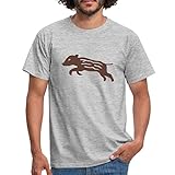 Spreadshirt Frischling Wildschwein Junges Silhouette Männer T-Shirt, XL, G