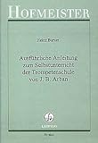 Friedrich Hofmeister Musikverlag GmbH AUSFUEHRLICHE Anleitung ZUM SELBSTUNTERRICHT - arrangiert für Trompete [Noten/Sheetmusic] Komponist: BURUM H