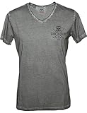 Herren T-Shirt VW Bulli »SURF Club« Vintage Grey (XL)