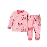 DEYOU Kinder-Thermo-Pyjama-Set – Oberteil und Hose, Baby Jungen Mädchen Herbst und Winter Thermo-Unterwäsche Heizung lange Unterw