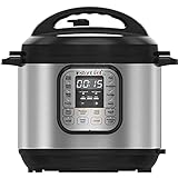 Instant Pot Elektrischer Schnellkochtopf Duo 8L. 7-in-1 Multikocher, Schnellkochtopf in Edelstahl-700W