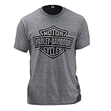 Harley Davidson Military – Herren-T-Shirt, Kohlefarben - Schwarz - X-Groß