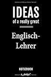 Notizbuch für Englisch-Lehrer: Originelle Geschenk-Idee [120 Seiten gepunktet Punkte-Raster blanko Papier]