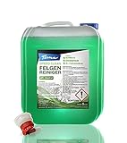 Terma Speed-Clean Felgenreiniger SET XL 5l Kanister Profiqualität Made in Germany inkl. Ablasshahn für Chrom-, Stahl-, und Alufelgenreiniger zur Motorrad-, Fahrrad, oder Autofelg