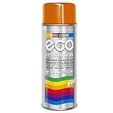 Fahrzeugteile Hoffmann DC ECO Lackspray glänzend matt 400ml nach RAL freie Farbauswahl (Orange Glanz RAL 2004)