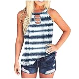 Damen-Tank-Tops, ärmellos, lässig, lockere Passform, Bluse, modisches Oberteil, weiß, S