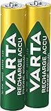 VARTA Recharge Akku Phone Accu AAA Micro Ni-Mh Accu (2er Pack, 800 mAh, geeignet für schnurlose Telefone)